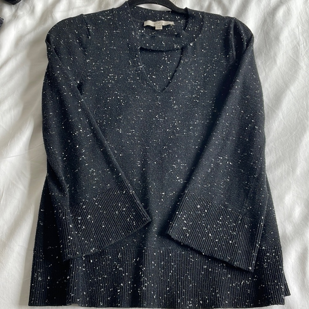 Loft sweater with key hole